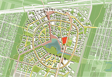 Lageplan Aspern Seestadt gesamt © Tovatt Architects and Planners AB