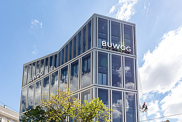 Für das neue BUWOG-Kunden- und Verwaltungszentrum in der Rathausstraße gelten spezielle Sicherheitsvorkehrungen.   © BUWOG_Stephan Huger